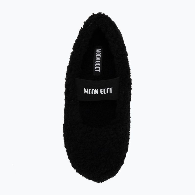 Női balerina Moon Boot Shearling Ballerina fekete 5