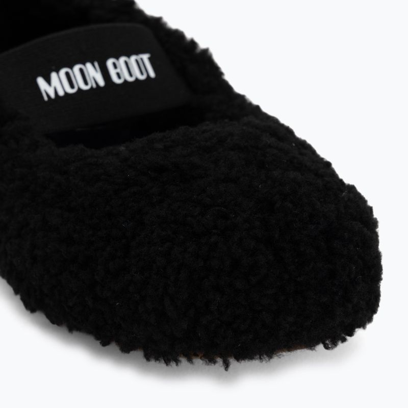 Női balerina Moon Boot Shearling Ballerina fekete 7