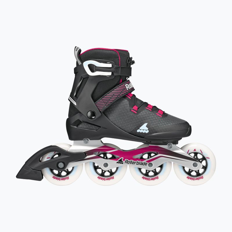 Női görkorcsolya Rollerblade Macroblade 90 W black/burgundy/ocean green 2