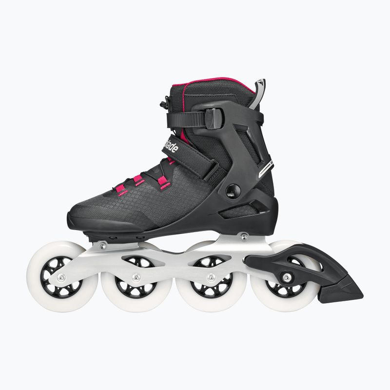 Női görkorcsolya Rollerblade Macroblade 90 W black/burgundy/ocean green 3