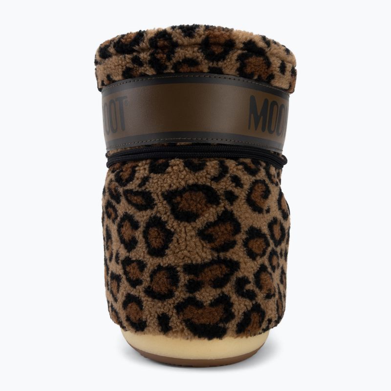 Női hótaposó Moon Boot Icon Low Fleece Leopard cognac/cocoa 6