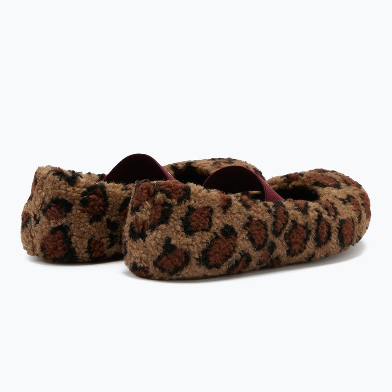 Női papucsok Moon Boot Fleece Ballerina Leopard cognac/cocoa 2