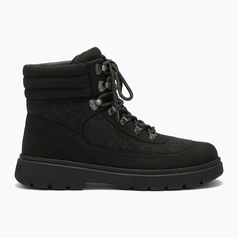 Férfi hótaposó Moon Boot Combat Boot Felt black