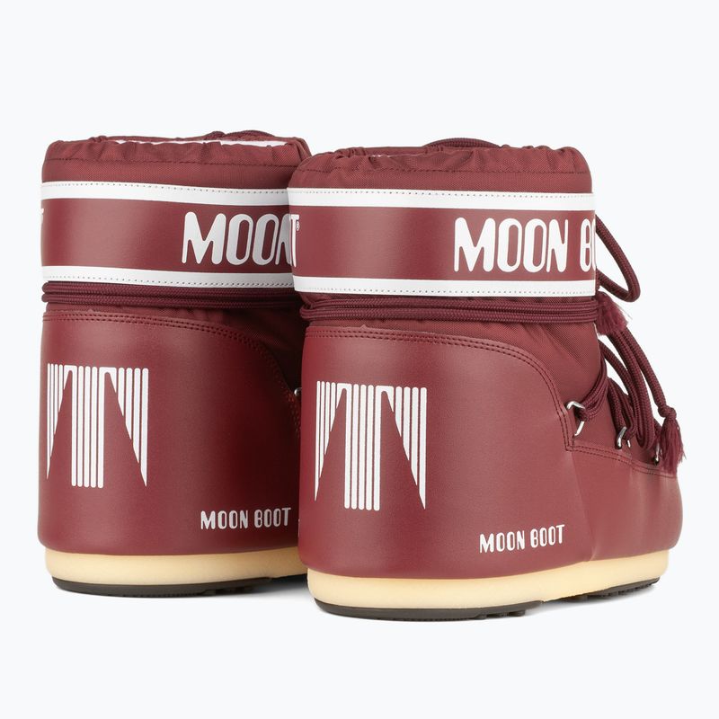 Női hótaposó Moon Boot Icon Low Nylon burgundy 2