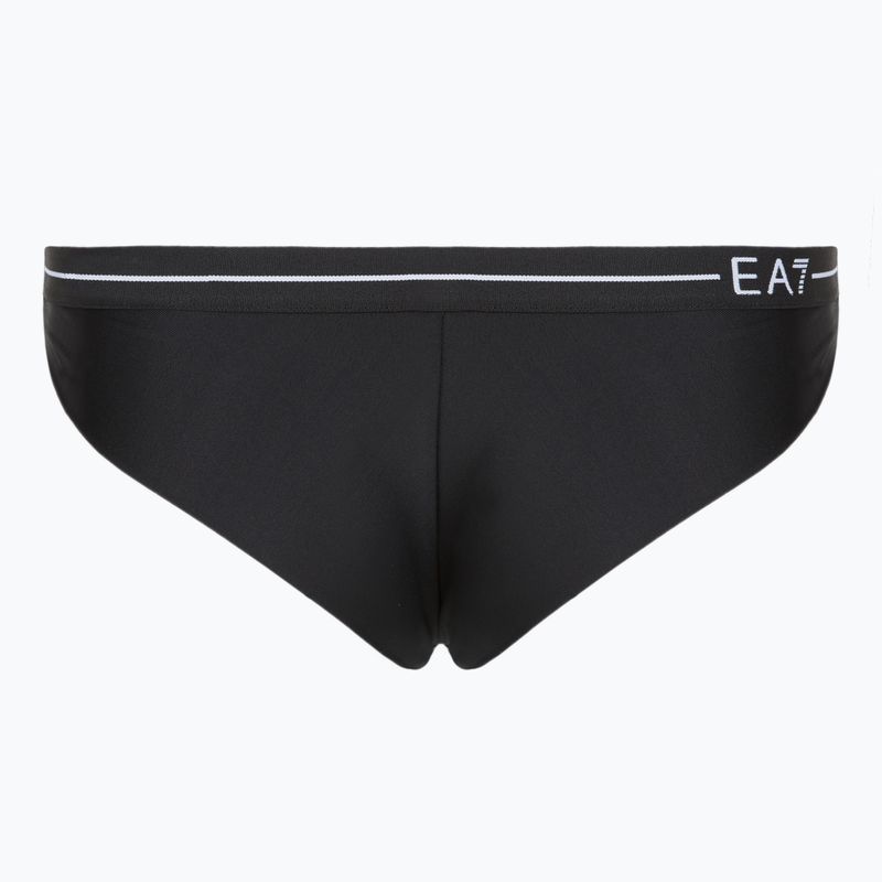 Női kétrészes fürdőruha EA7 Emporio Armani Logo Tape Bikini Háromszög feketében 7