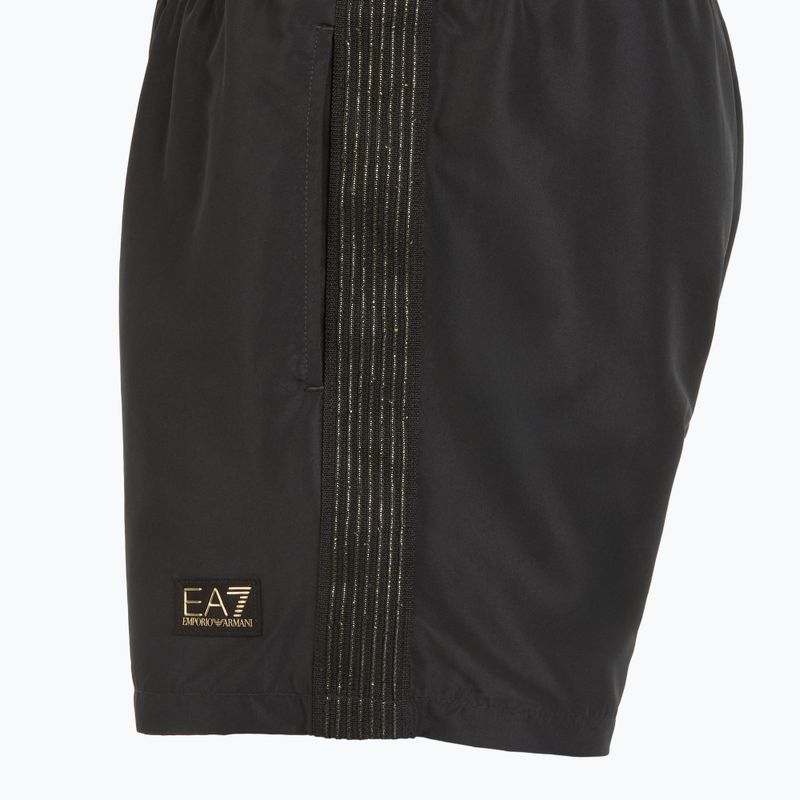 Férfi EA7 Emporio Armani Gold Label Boxer úszónadrág fekete 3