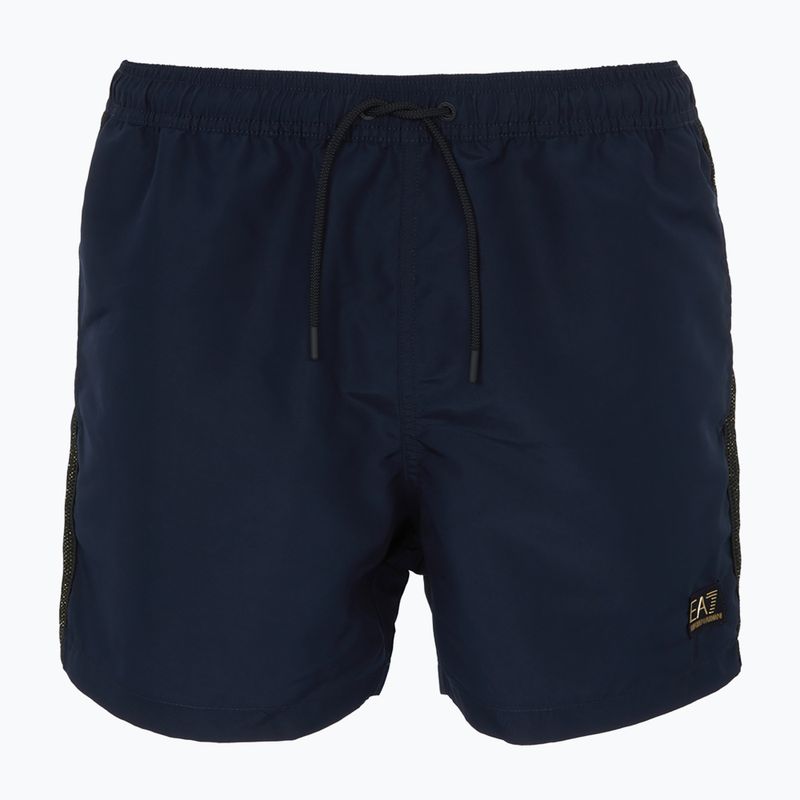 Férfi EA7 Emporio Armani Gold Label Gold Label Boxer fürdőruha armani kék