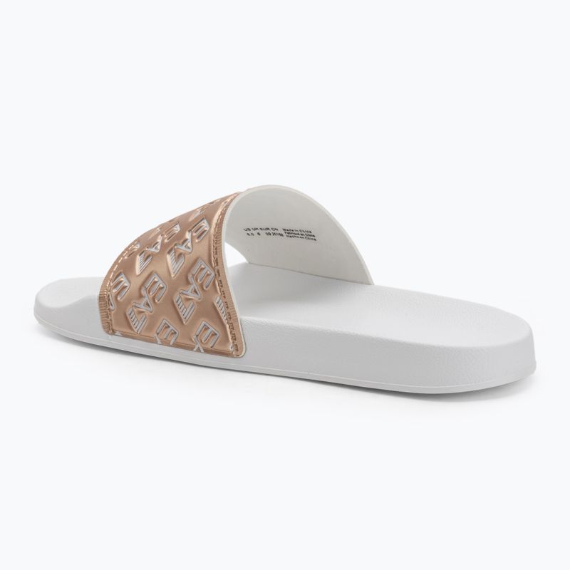 EA7 Emporio Armani Water Sports All Over fehér / rózsaarany flip-flopok 3