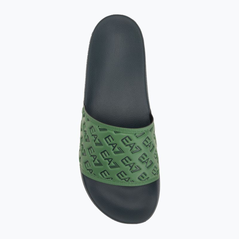 EA7 Emporio Armani Water Sports All Over urban chic / angol borostyán flip-flopok 5