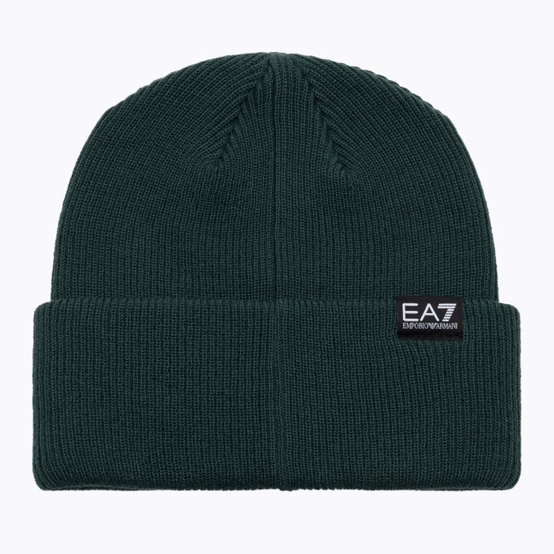Téli sapka EA7 Emporio Armani Mountain Logo Series Big Beanie silver pine 2