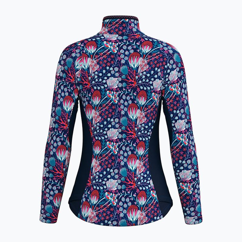 Női trekking pulóver Crazy Wonder Magic print lella kék 2