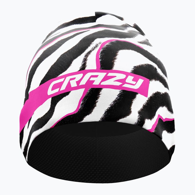Női futósapka Crazy Spire fekete/zebra