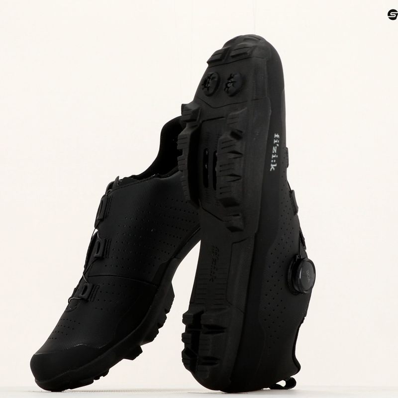 Férfi MTB kerékpáros cipő Fizik Terra Atlas fekete TEX5BPR1K1010 12