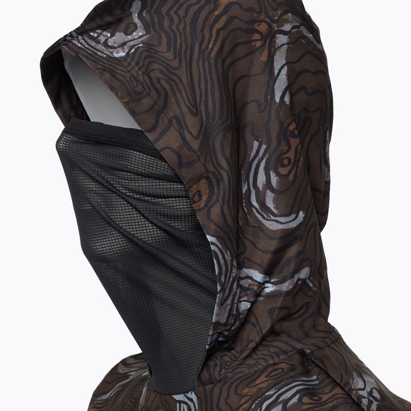 Férfi Hurley H2O-Dri Atticus Moab UPF Hood Hood hosszú ujjú fekete 4