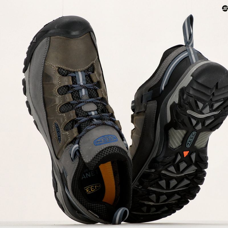 Férfi túrabakancs KEEN Targhee III Wp szürke 1017785 18