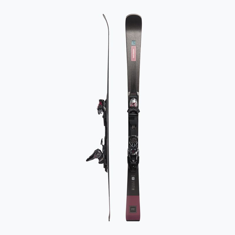 Női lesiklás síléc Salomon S Max 10W + M11 fekete L47039600 2