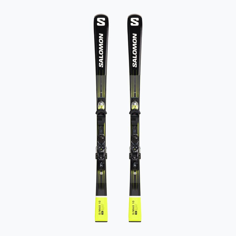 Salomon S Max 10 + M11 GW lesiklás síléc fekete/sárga L47055700