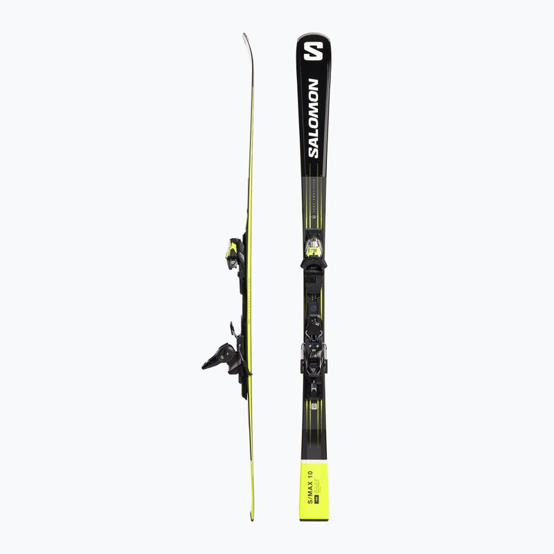 Salomon S Max 10 + M11 GW lesiklás síléc fekete/sárga L47055700 2
