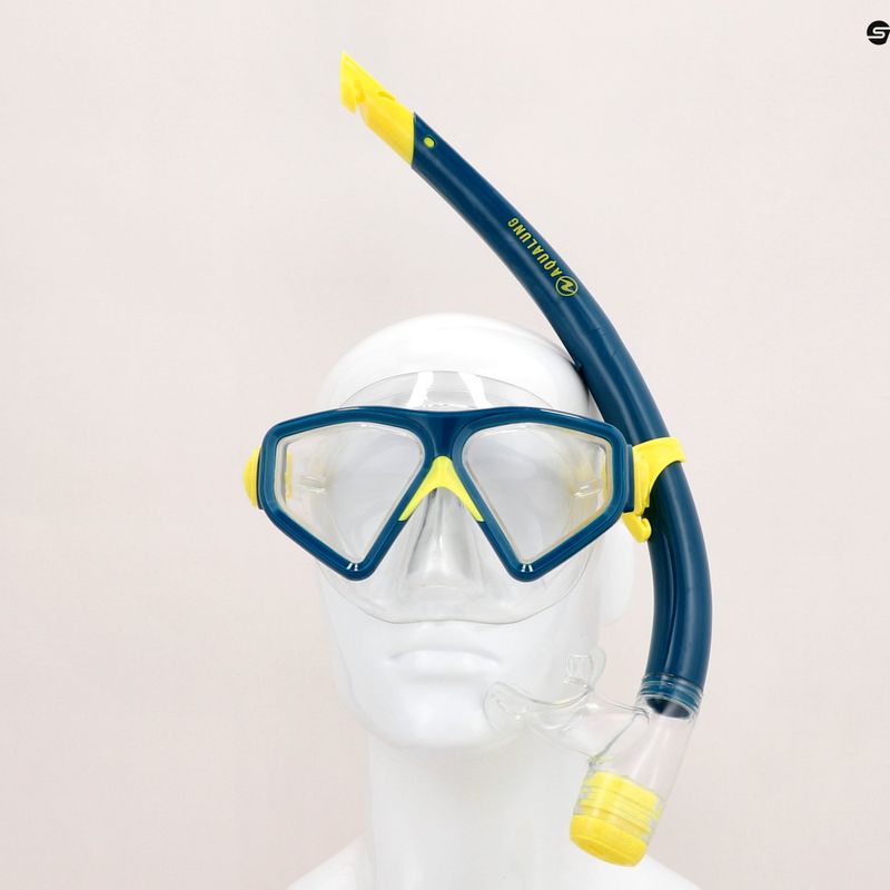 AQUALUNG Saturn búvárszett maszk + snorkel kék SC3980040 14