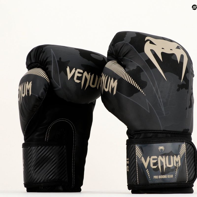 Venum Impact bokszkesztyűk fekete-szürke VENUM-03284-497 8