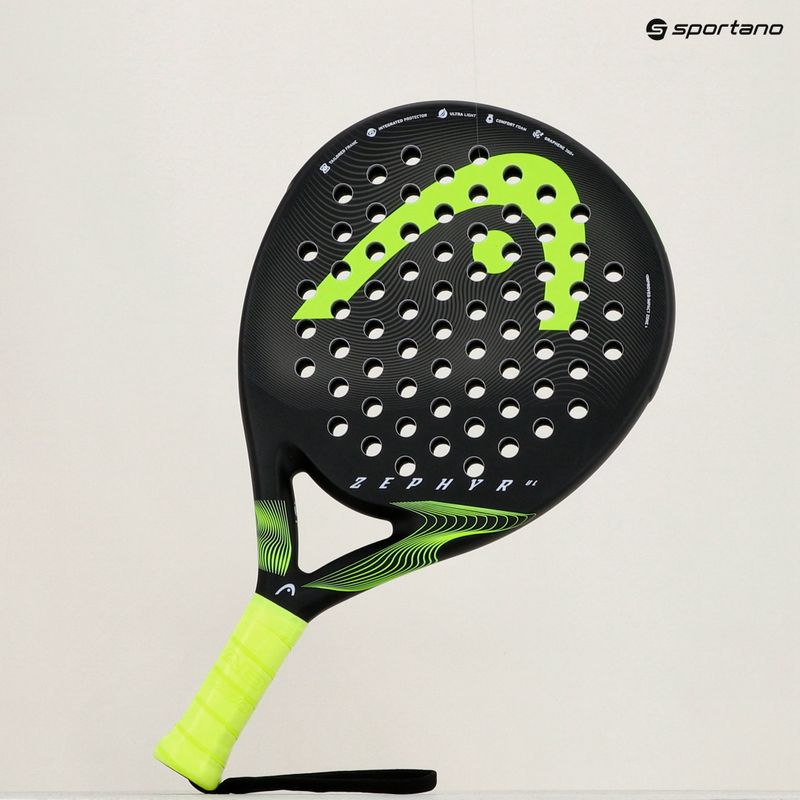 HEAD Zephyr UL 2023 fekete-sárga ütő 225053 7