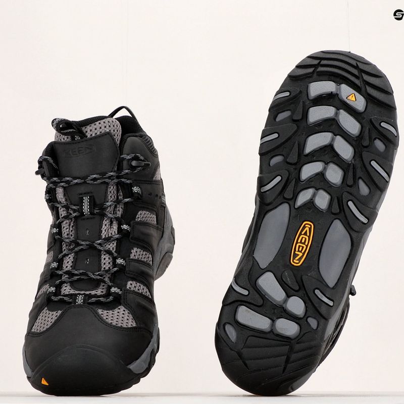 Férfi túrabakancs KEEN Koven Mid Wp fekete-szürke 1020210 18