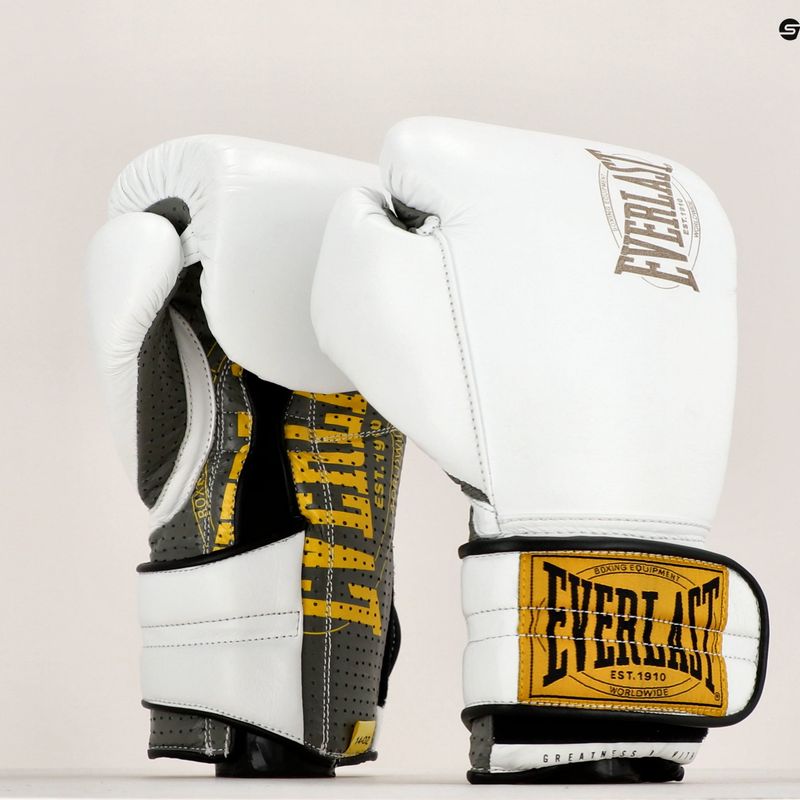 EVERLAST Boxkesztyű 1910 Classic Pro fehér EV1910 7