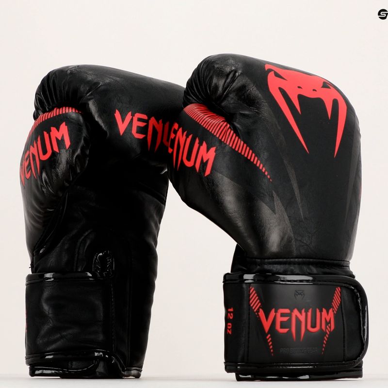 Venum Impact bokszkesztyűk fekete VENUM-03284-100-10OZ 16