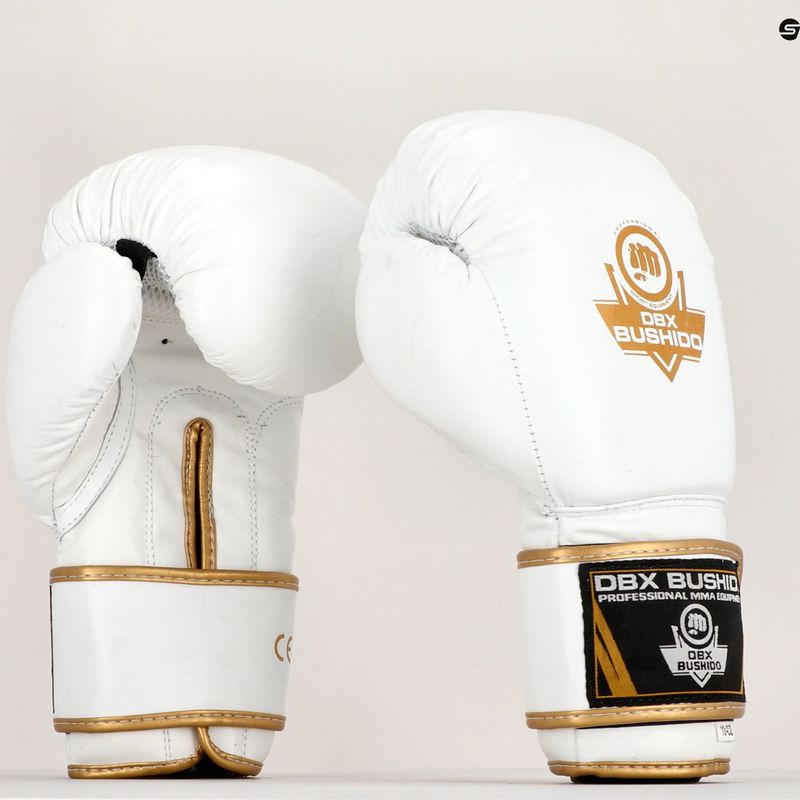Bushido boxkesztyű DBD-B-2 fehér 17
