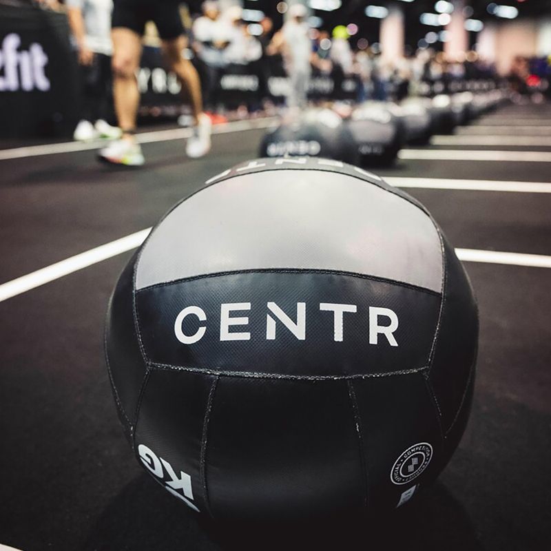 Medicinlabda CENTR Competition Wall Ball Centr x Hyrox 9 kg black 3