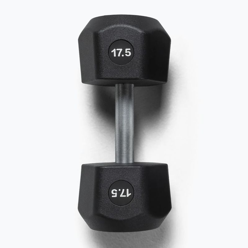 Súlyzó Centr Urethane Dumbbell Centr x Hyrox 17,5 kg black 2