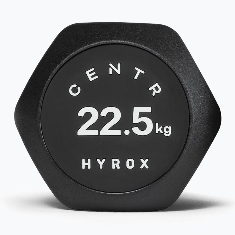 Súlyzó Centr Urethane Dumbbell Centr x Hyrox black 3