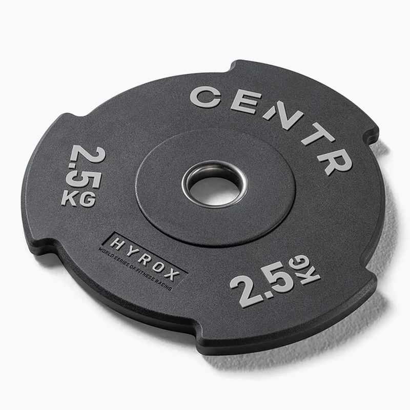 Bumper súly Centr Olimpijski Centr x Hyrox Interlocking Bumper Plate 2 pcs black 2