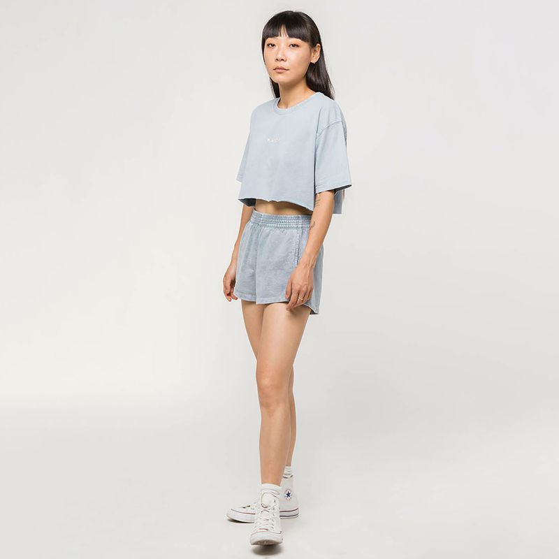 Női Kaotiko mosott acél rövidnadrág 2