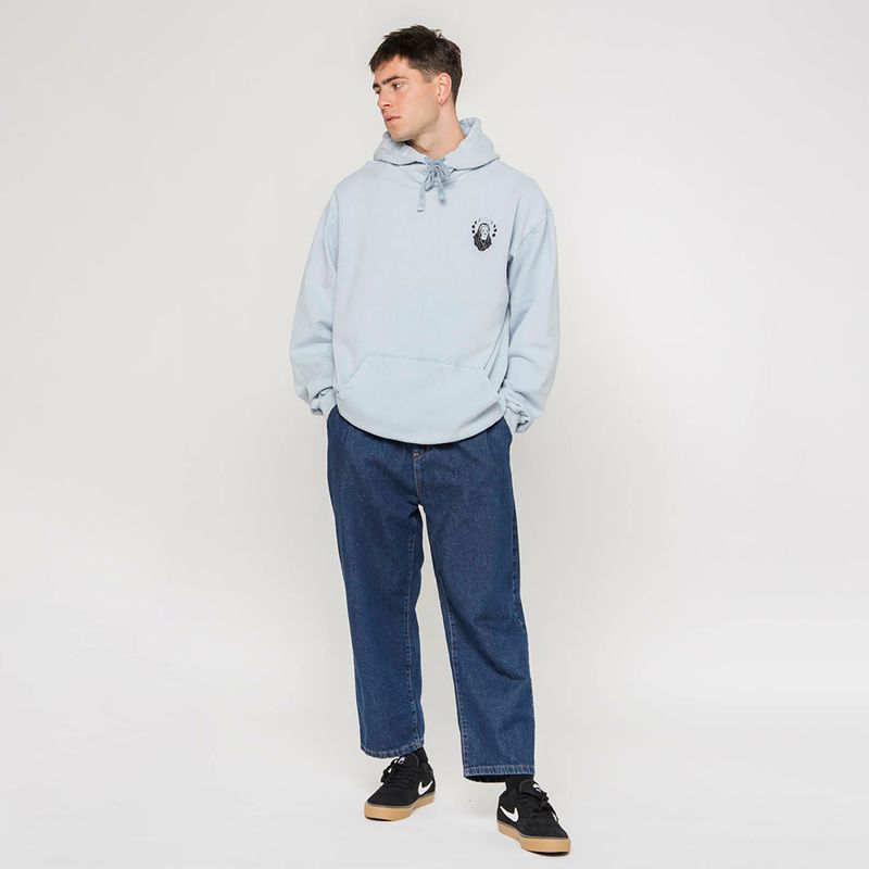 Férfi Kaotiko mosott szűz acél melegítőfelső 3