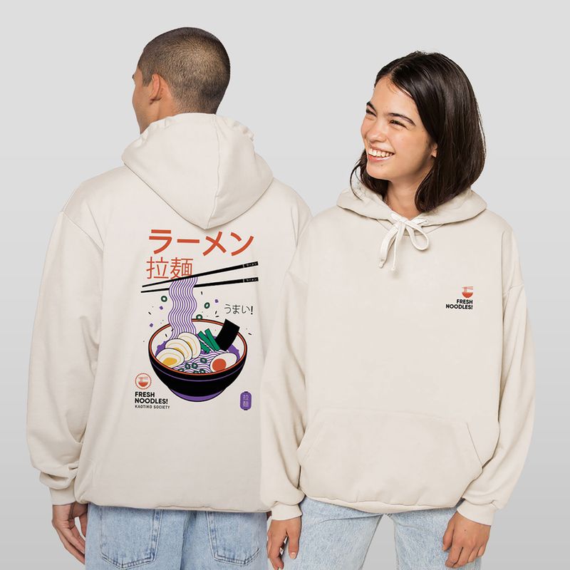 Férfi pulóver Kaotiko Fresh Noodles elefántcsont 3