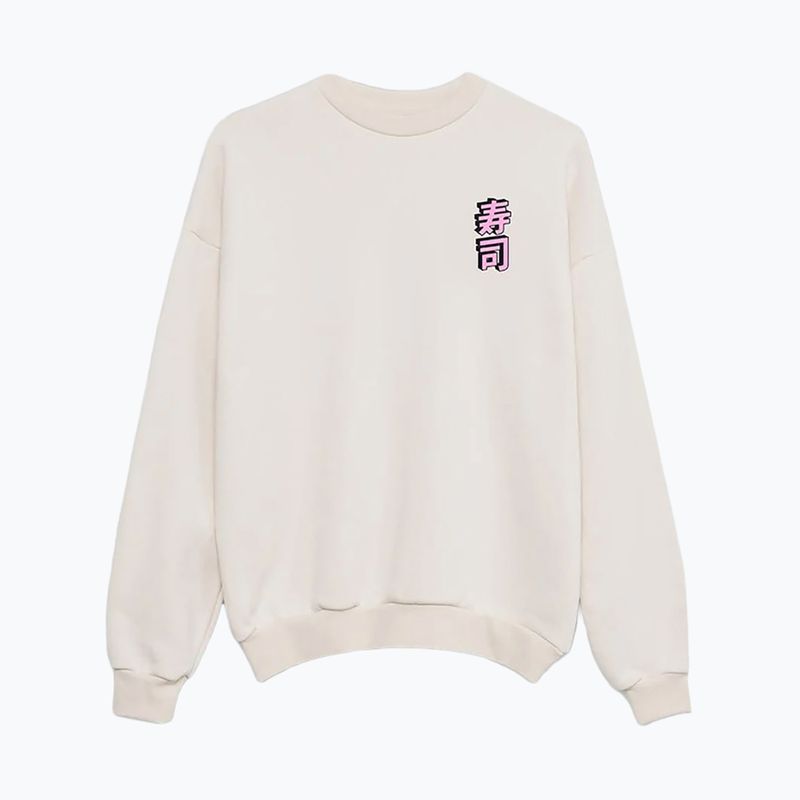 Férfi Kaotiko Organic Sushi Time pulóver elefántcsont színű 3