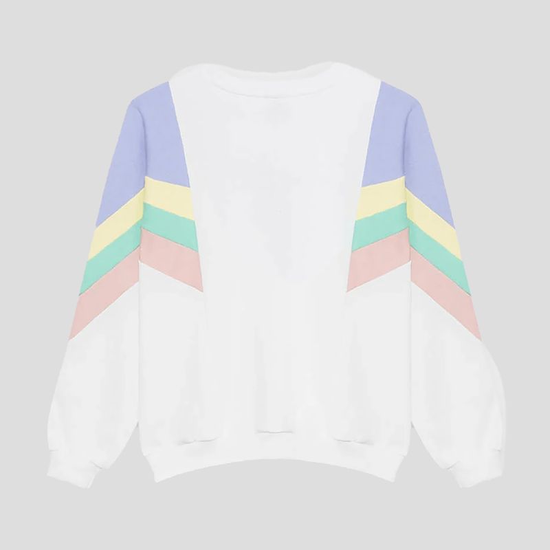 Kaotiko női pulóver Ginger blanco / szőlő / amarillo 4