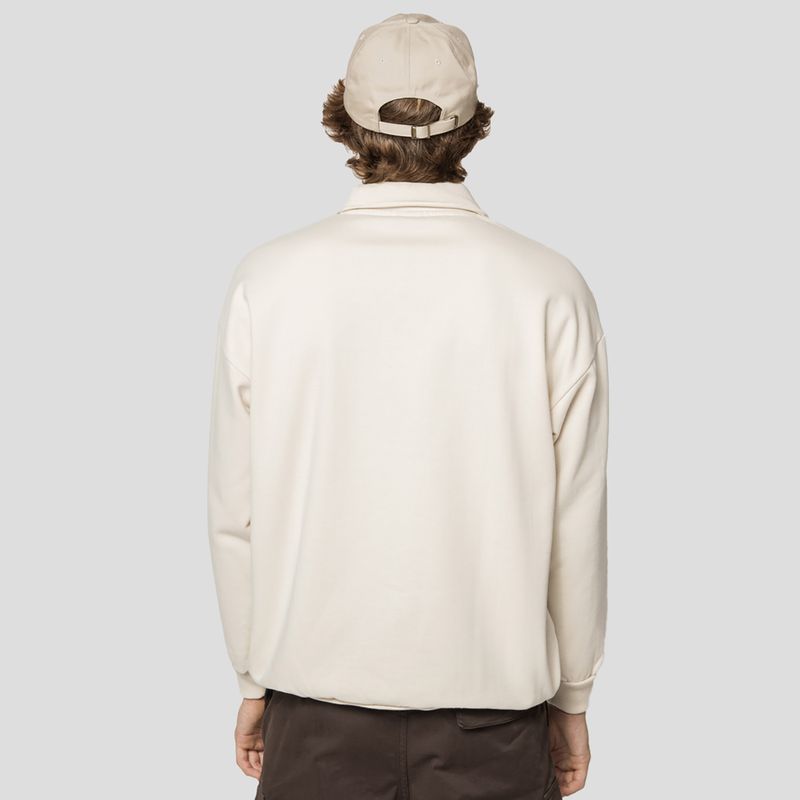 Férfi Kaotiko Neo bone / baby blue / soft burgundi melegítő pulóver 2