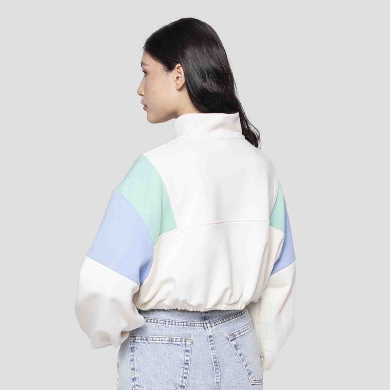 Kaotiko női pulóver Anette elefántcsont / tengerzöld / niagara 2