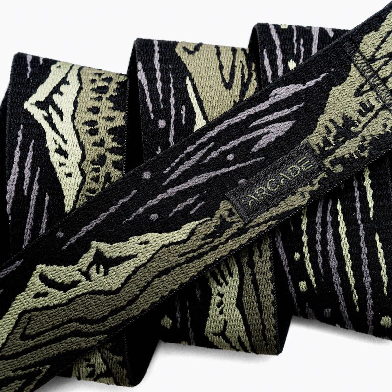 Arcade nadrágszíj Out of Range Hosszú borostyán zöld 4