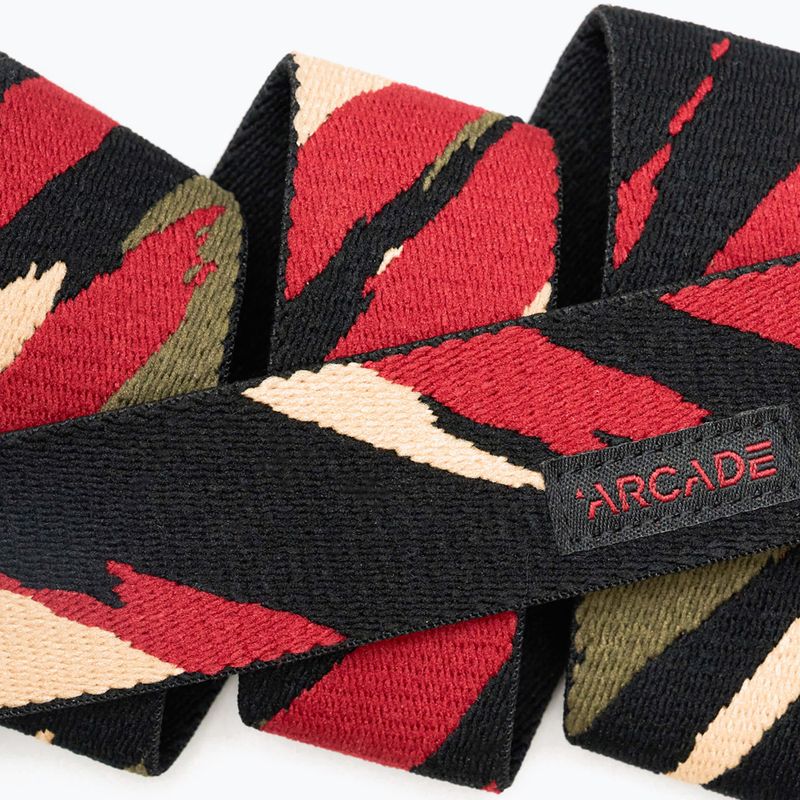 Arcade Brushstroke Slim fekete/égetett nadrágszíj 4
