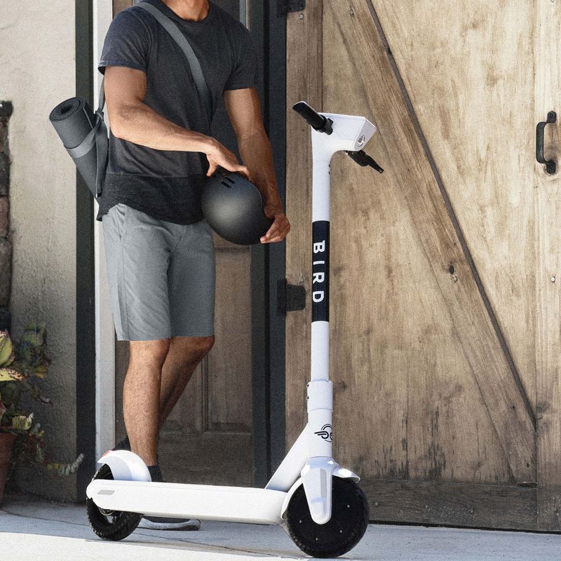 Bird One 9" elektromos robogó fehér BI-60254 10