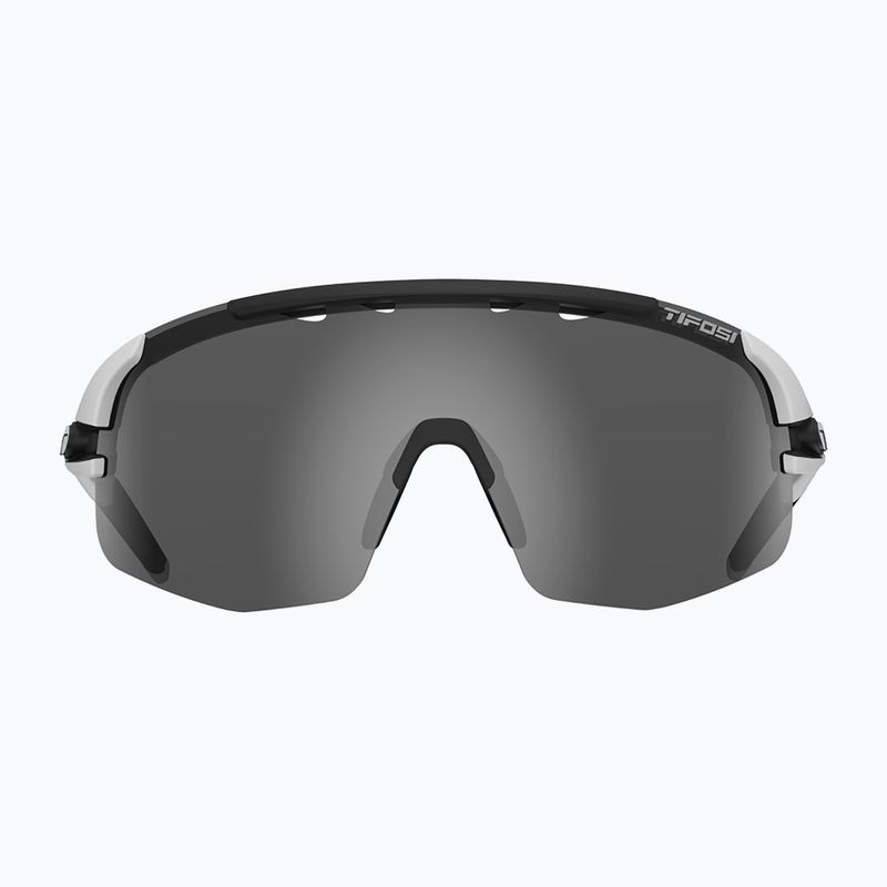 Tifosi Sledge Lite matt fehér/füst/ac piros/tiszta kerékpáros szemüveg 8