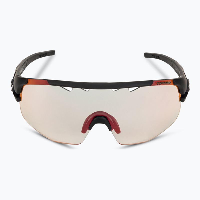 Tifosi Sledge Lite Fototec matt fekete/klárion vörös fotokróm kerékpáros szemüveg 3