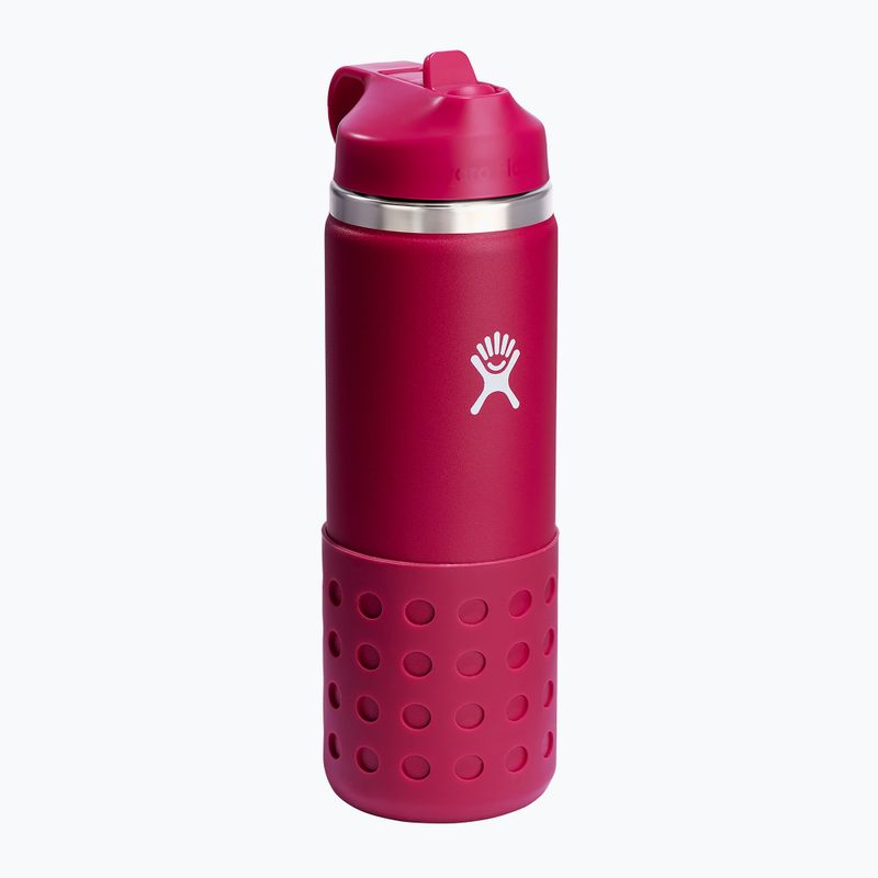 Hydro Flask Wide Mouth Straw Lid és Boot 590 ml-es snapper termikus palack 3