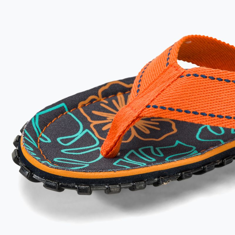 Flip-flop papucs Gumbies Islander orange hibiscus 7