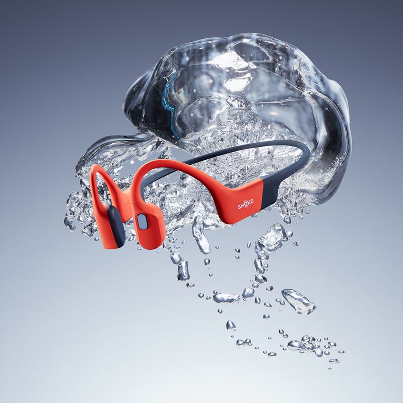 Słuchawki bezprzewodowe Shokz OpenSwim Pro red 14