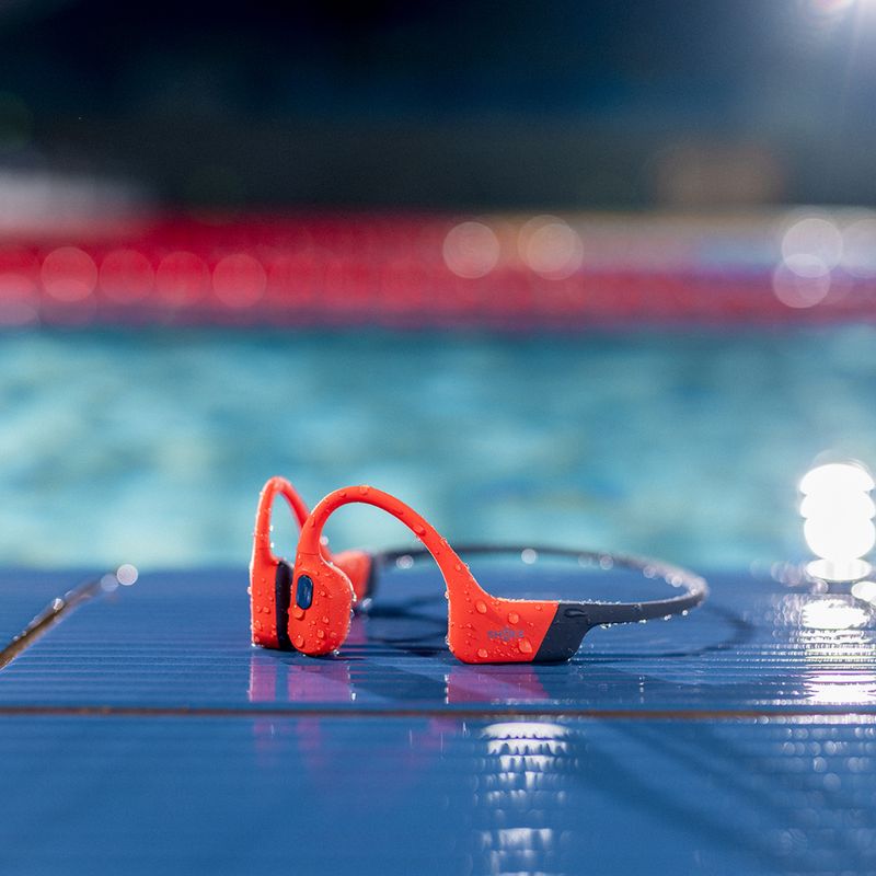 Słuchawki bezprzewodowe Shokz OpenSwim Pro red 19