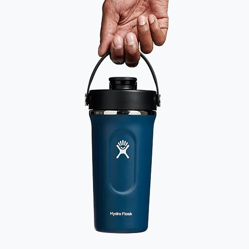 Thermal palack shaker funkcióval Hydro Flask szigetelt shaker 710 ml indigó színű 7